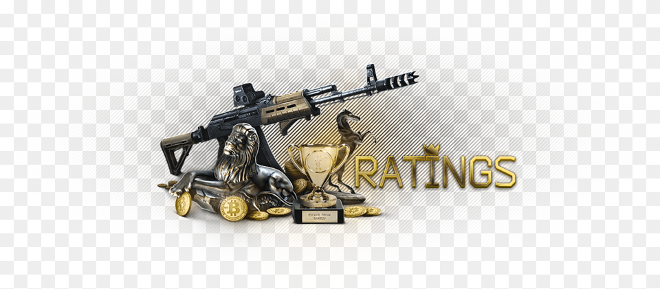 Rating Banner Machine Gun, Firearm, Weapon, Machine Gun, Adult Free Png