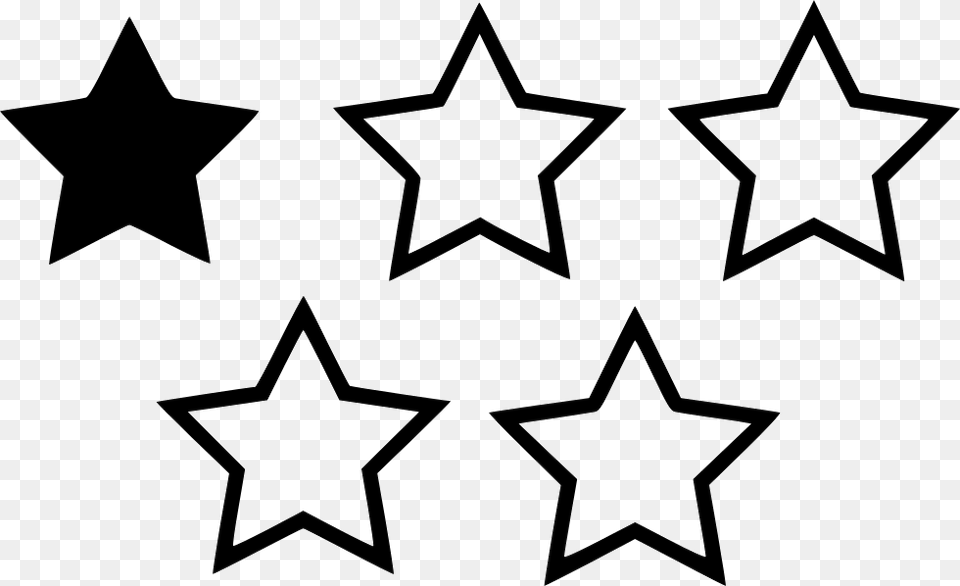 Rating Star Picture Star Rating Icon, Star Symbol, Symbol, Animal, Fish Free Png