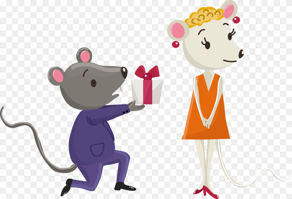 Rats In Love Clipart, Person Png