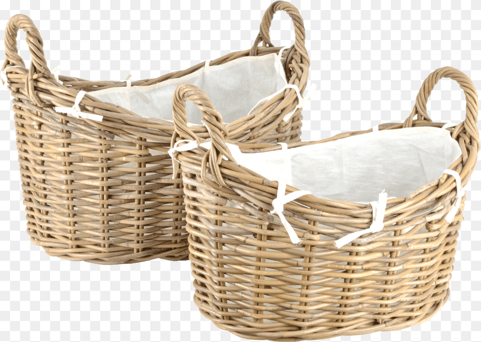 Rattan Basket, Furniture, Bed Free Transparent Png