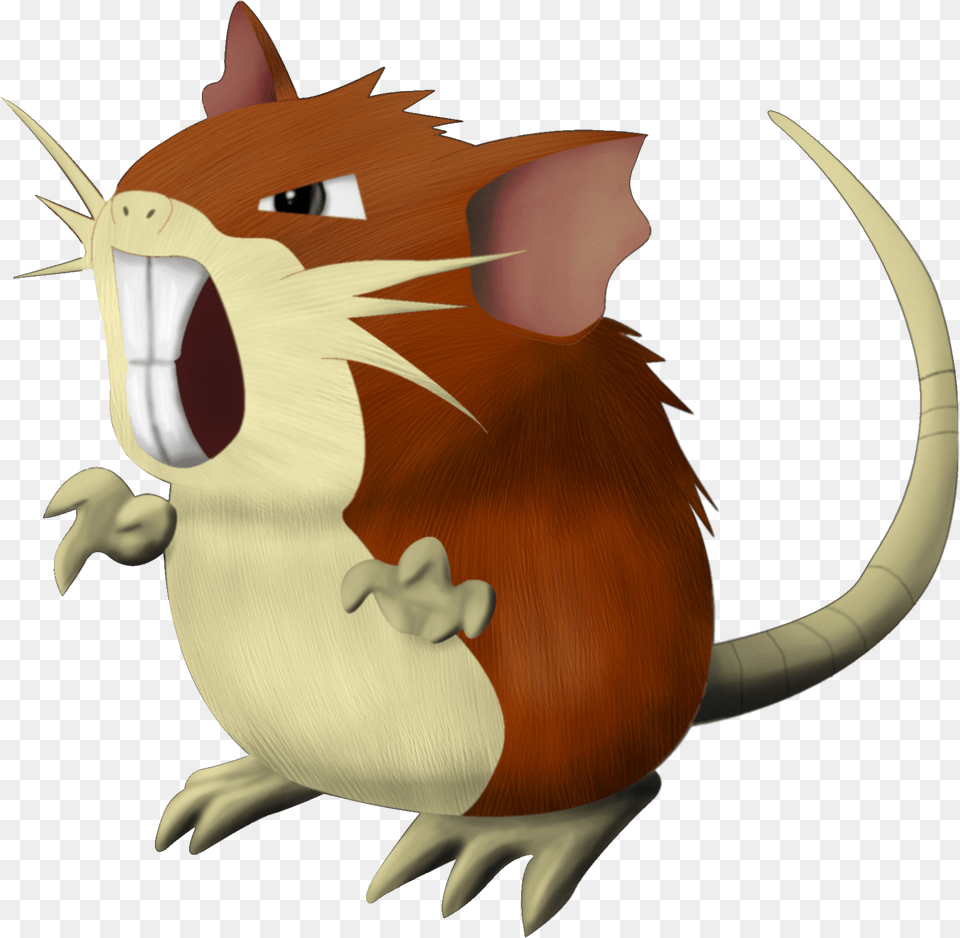 Rattata 3d Pokemon Image Pokemon 3d, Animal, Mammal, Rodent, Dinosaur Png