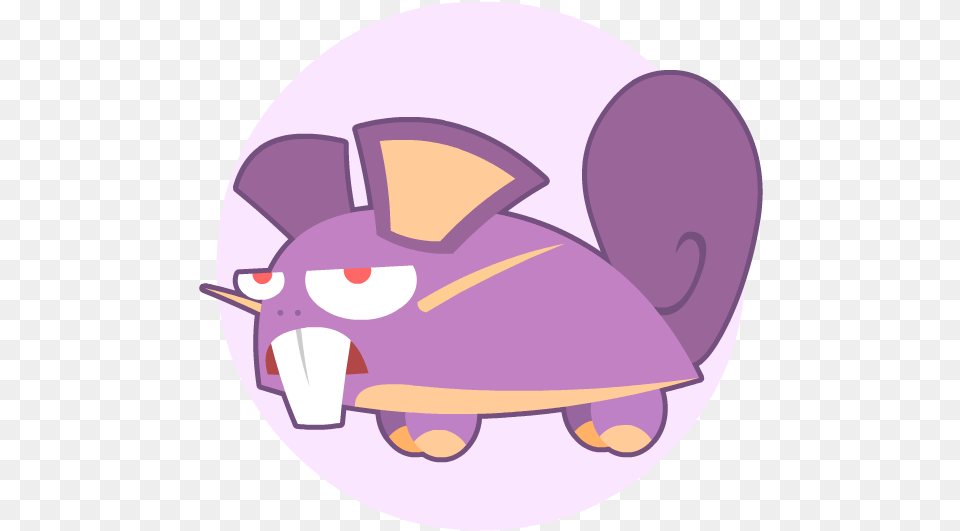 Rattata By Gerkinman Fictional Character, Purple, People, Person, Food Png Image
