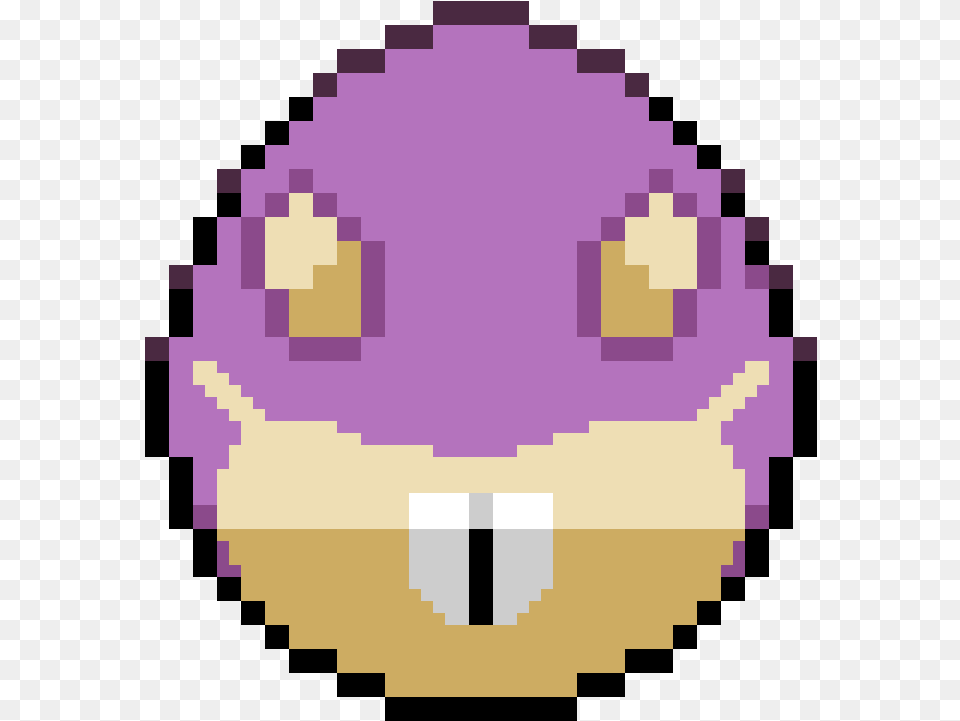 Rattata Custom Egg Deadpool Logo Pixel Art, Purple, Food, Sweets, Cream Free Transparent Png