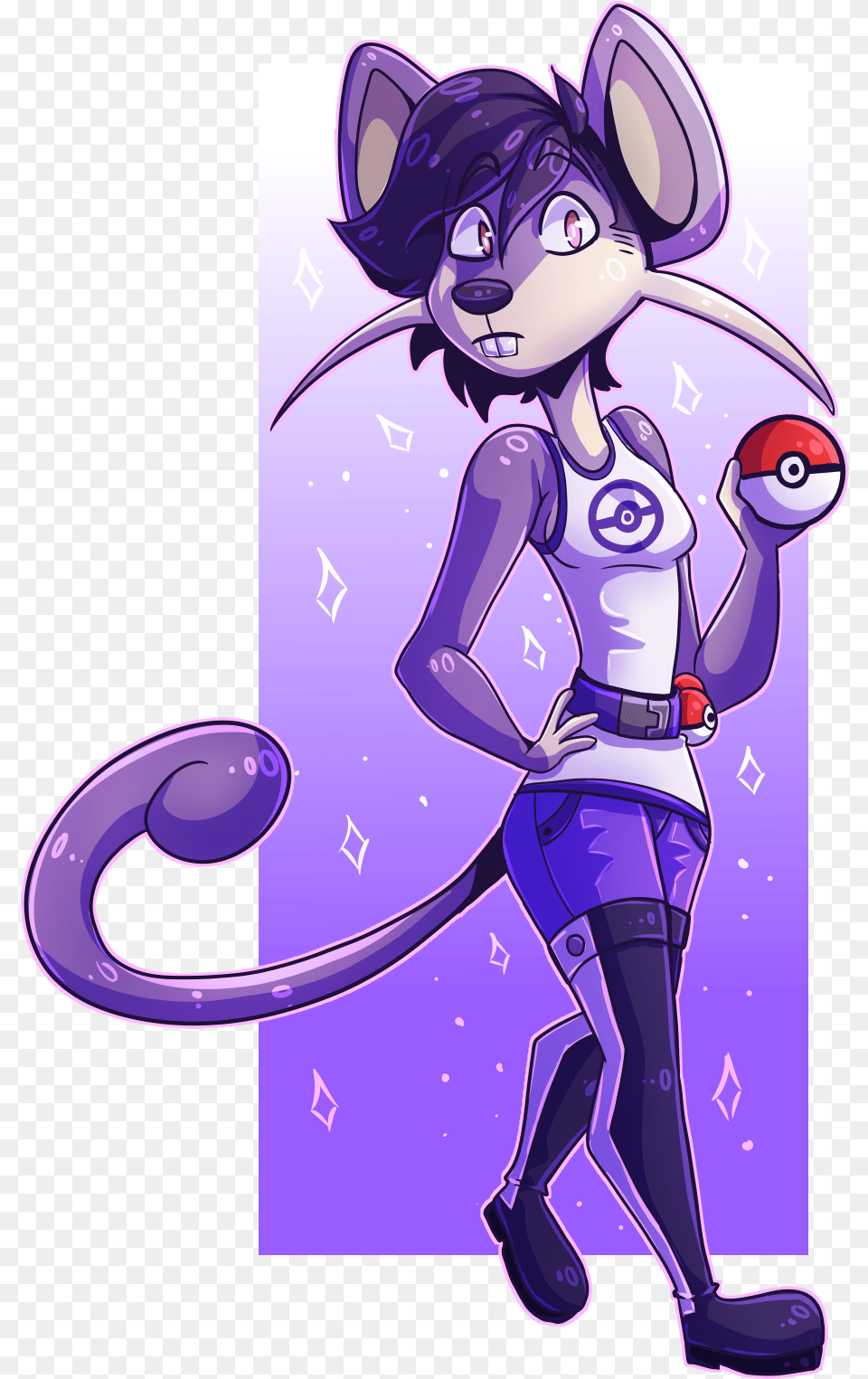 Rattata Fictional Character, Book, Comics, Publication, Purple Free Png