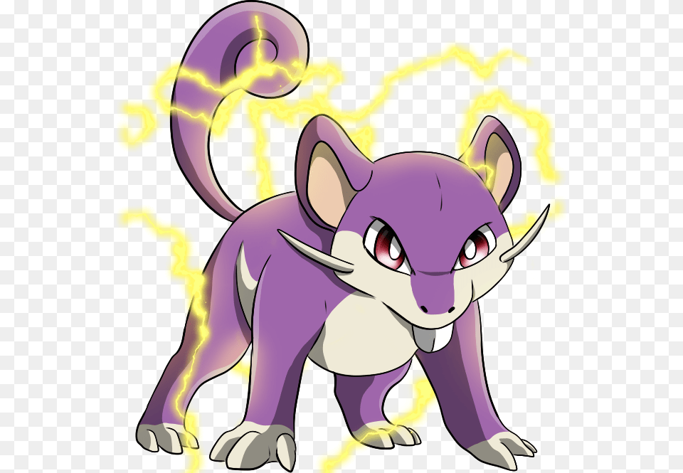 Rattata Pokemon, Book, Comics, Publication, Purple Free Png