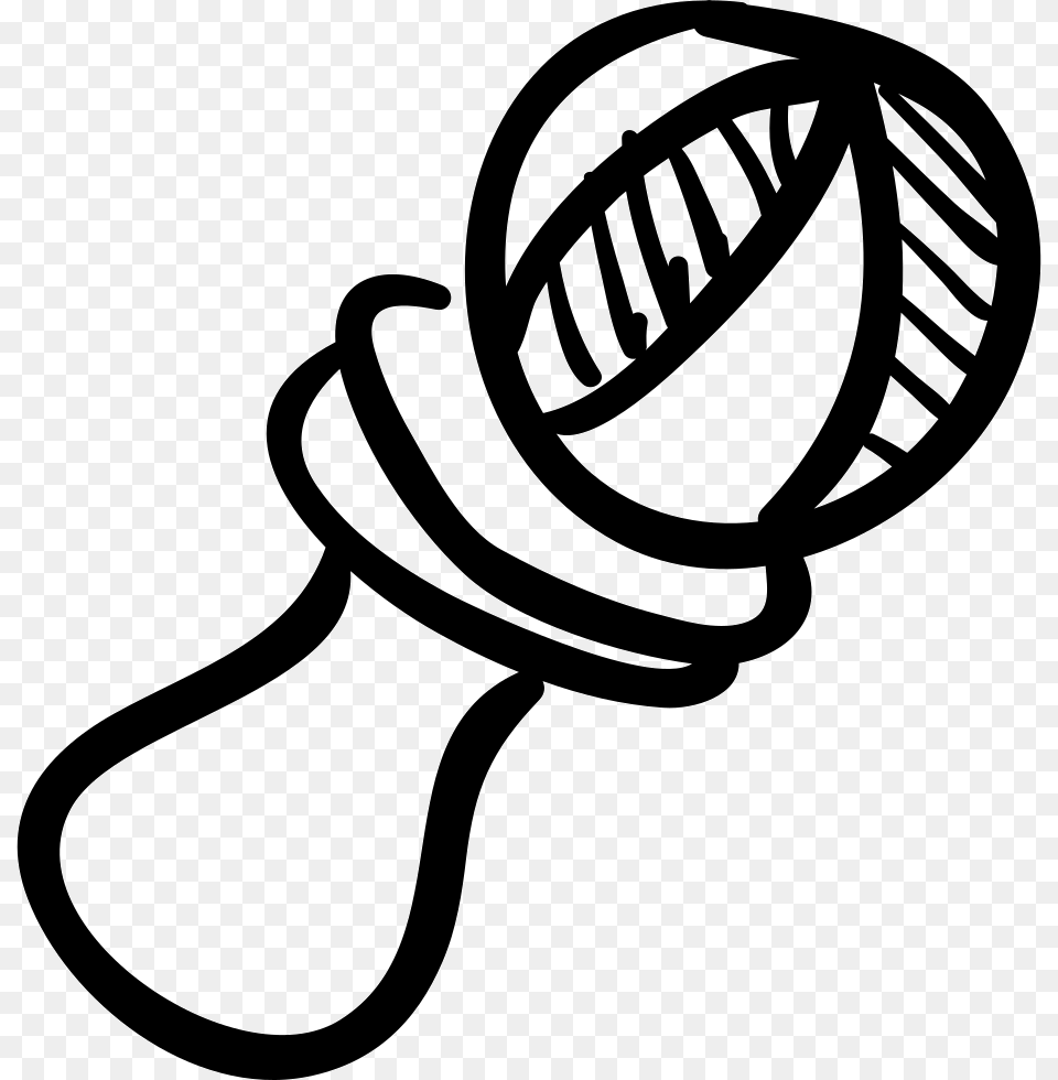 Rattle Hand Drawn Baby Toy Baby Toy Vector Rattle, Electrical Device, Microphone, Smoke Pipe Png Image