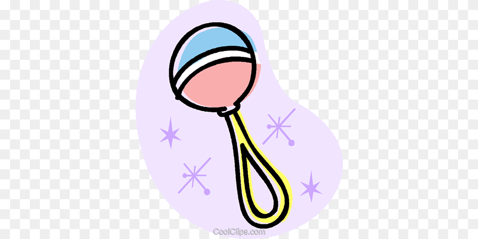 Rattle Royalty Vector Clip Art Illustration, Toy, Smoke Pipe, Racket Free Transparent Png
