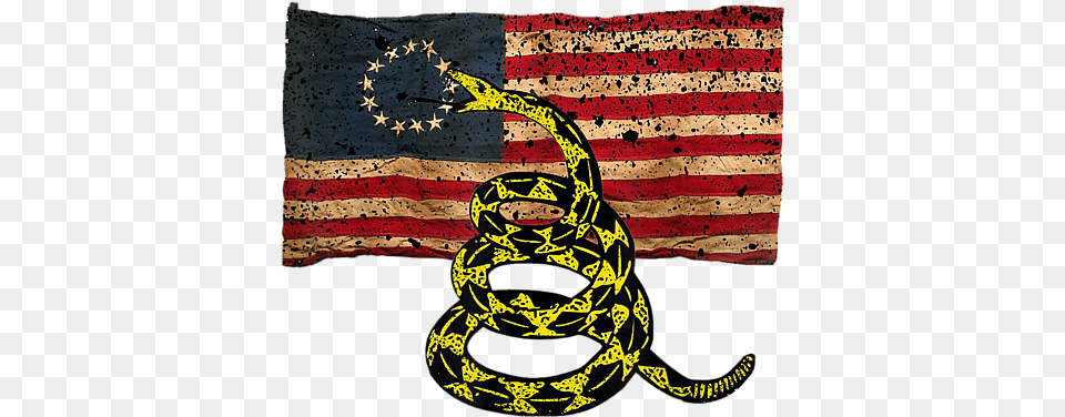 Rattlesnake Round Off Symbol, American Flag, Flag Free Png