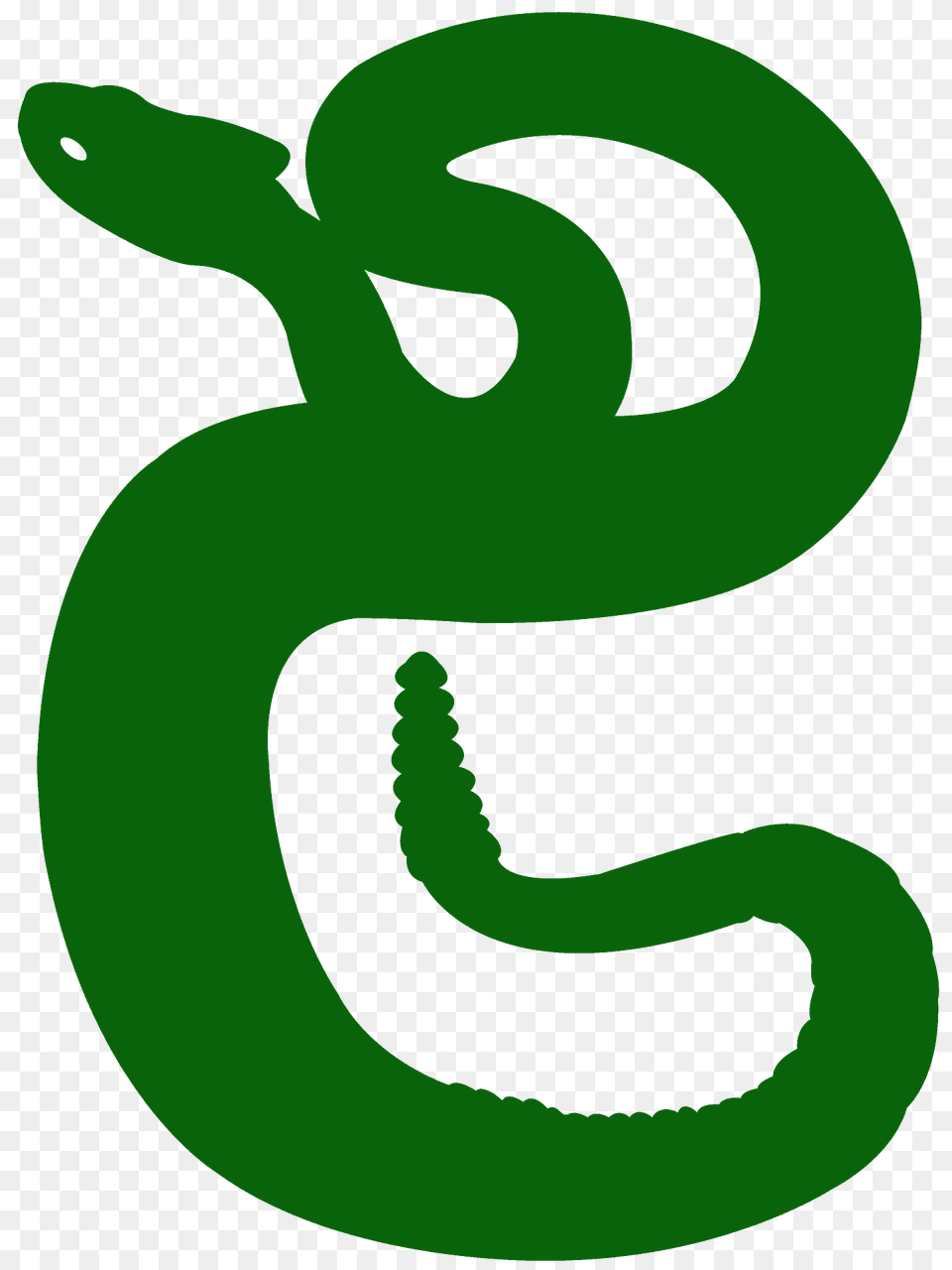 Rattlesnake Silhouette, Animal, Reptile, Snake Png Image