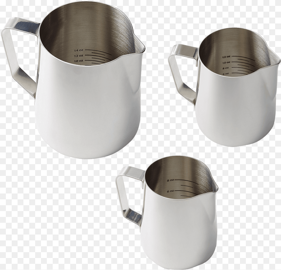 Rattleware Etched Latte Art Steaming Pitchers 12 Oz Rattleware Etched Macchiato Pitcher, Cup, Jug, Measuring Cup Png Image