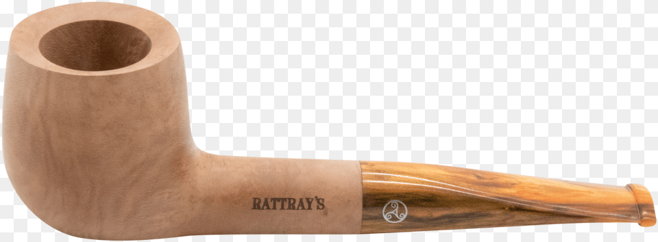 Rattray S Fudge 5 Smooth Natural Tobacco Pipe Plywood, Smoke Pipe Free Transparent Png