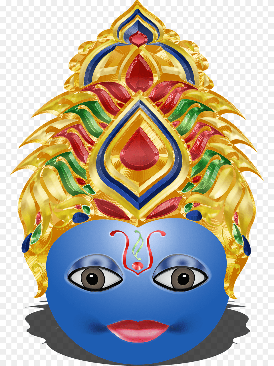 Ravan Crown, Face, Head, Person Free Png