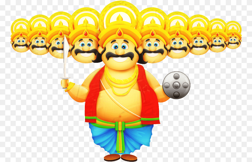 Ravana Ten Heads, Baby, Face, Head, Person Free Png