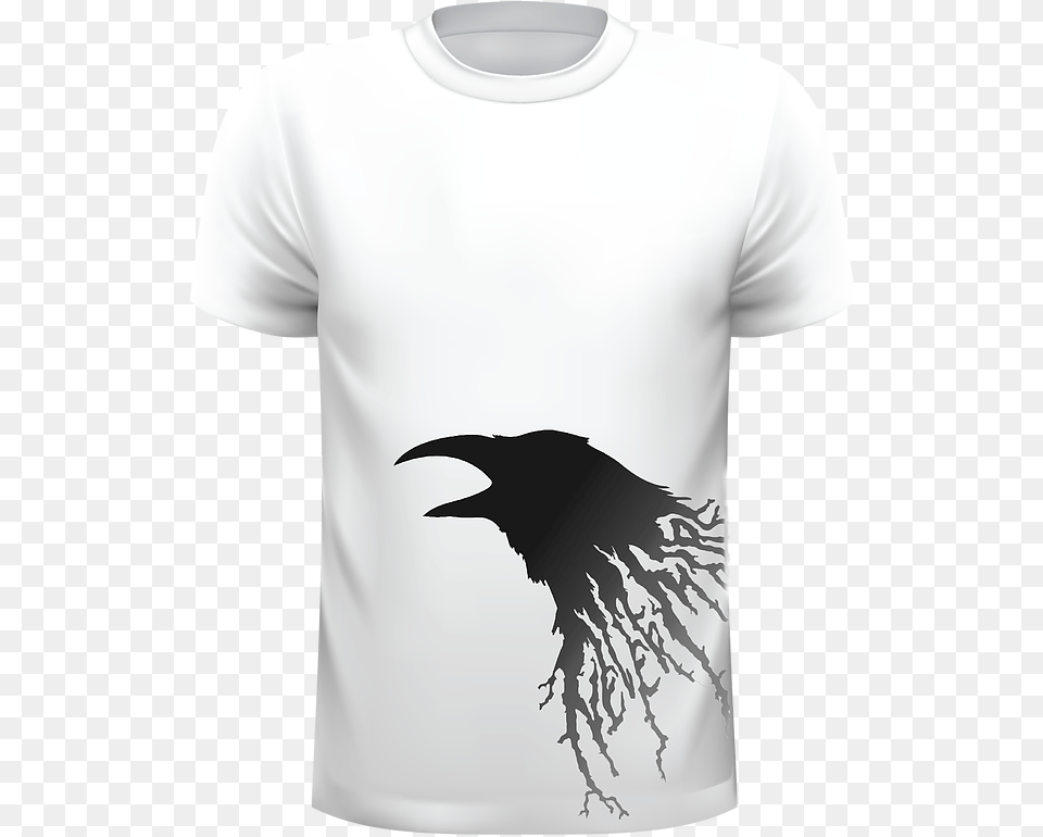Raven, Clothing, T-shirt, Animal, Bird Free Transparent Png