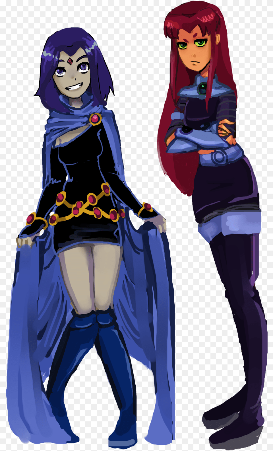 Raven And Starfire Switch Bodies, Book, Publication, Comics, Adult Png Image