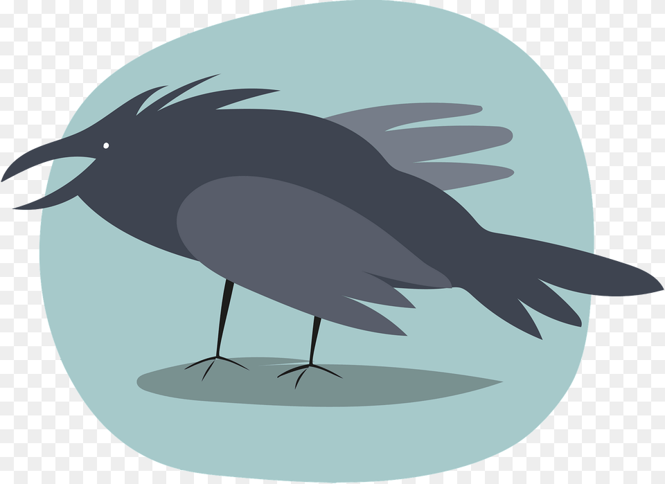 Raven Clipart, Animal, Bird, Blackbird, Fish Png Image