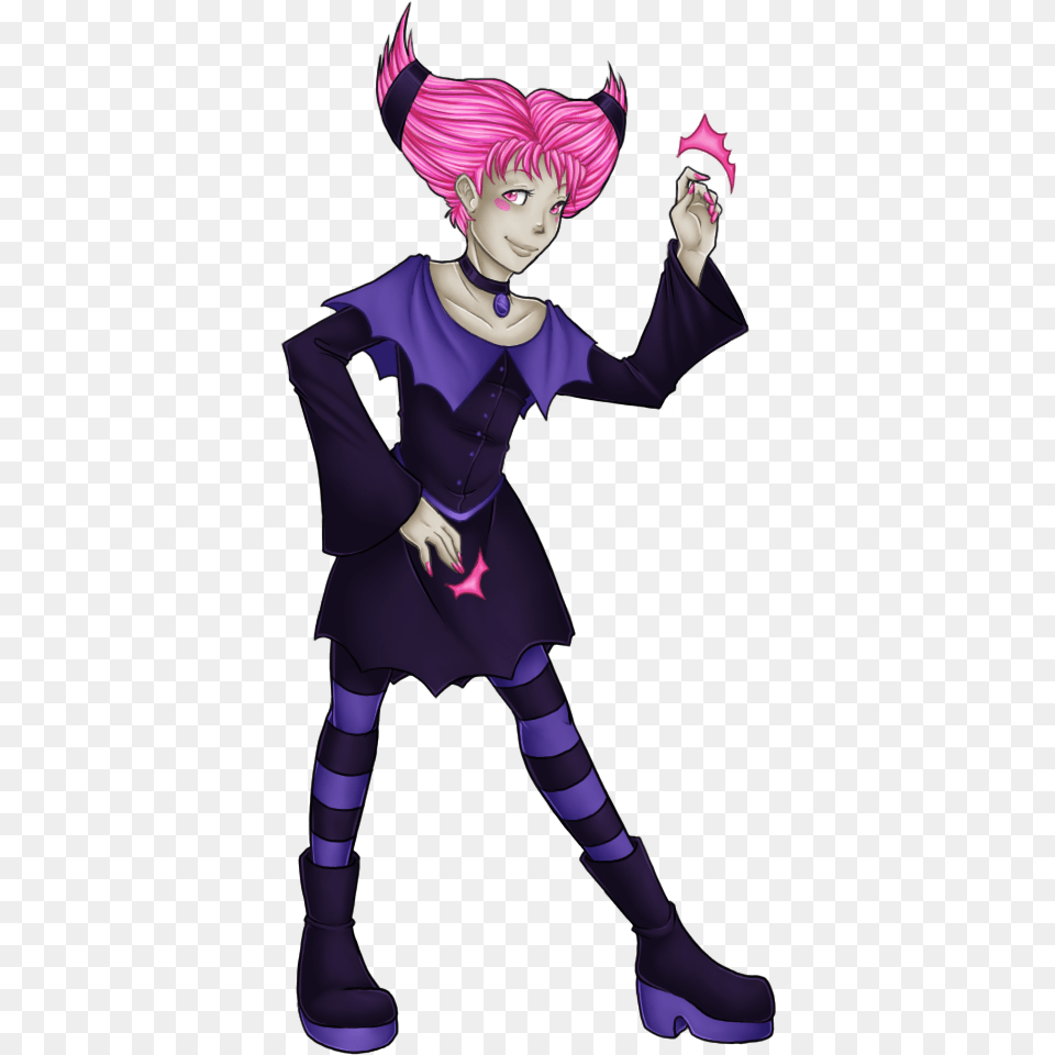 Raven Cyborg Jinx Teen Titans Comics Jinx From Teen Titans In Real Life, Book, Publication, Purple, Manga Png Image