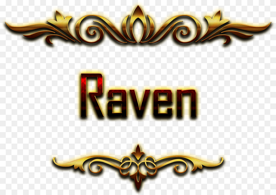 Raven Decorative Name Sridevi Name, Logo, Emblem, Symbol Free Png Download