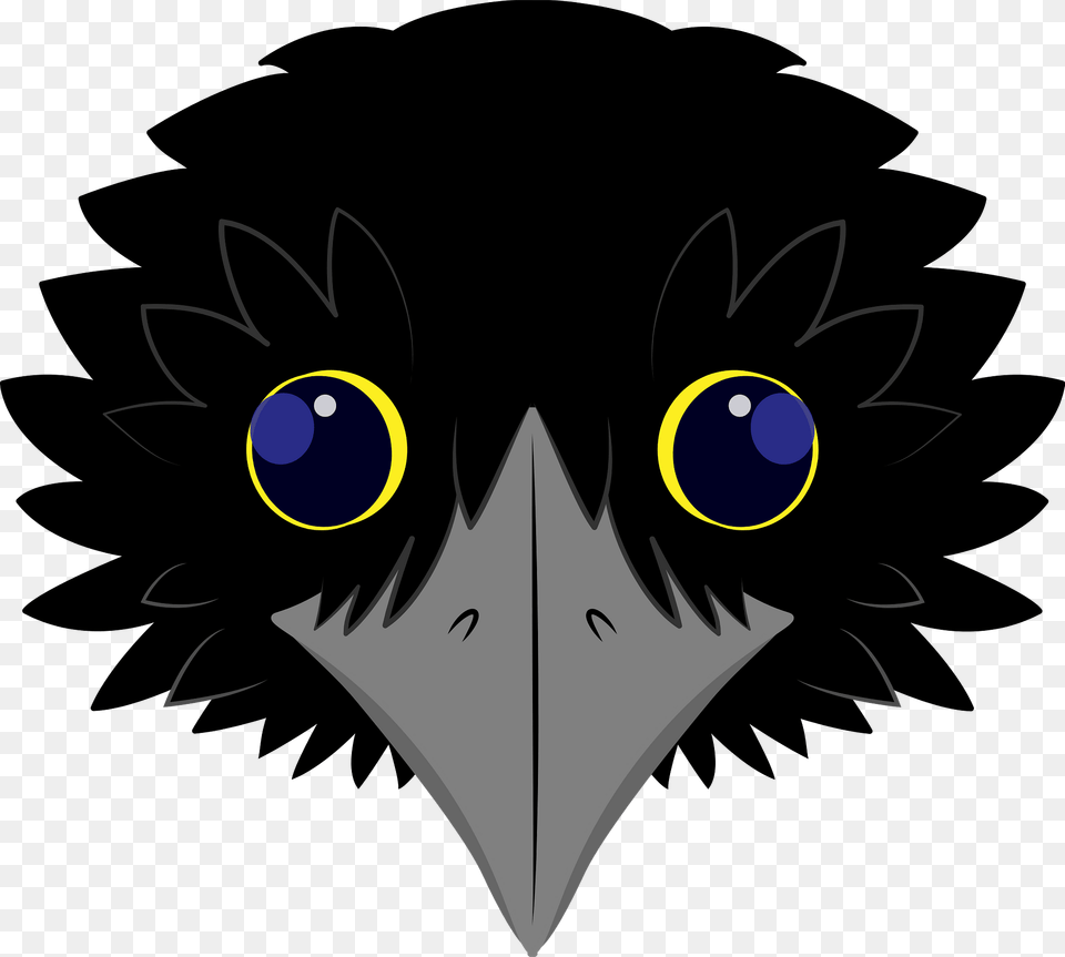 Raven Face Clipart, Animal, Beak, Bird, Blackbird Free Png