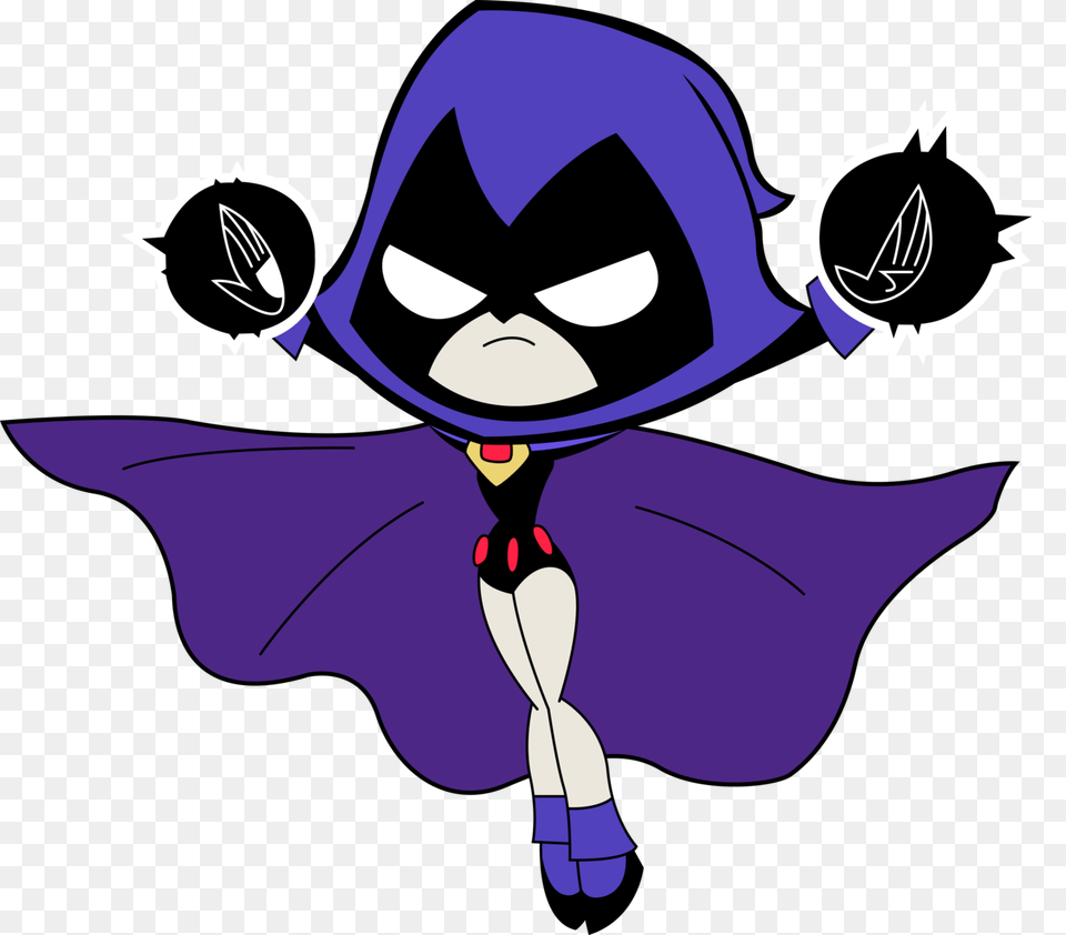 Raven From Teen Titans Go Raven Teen Titans Go, Cape, Clothing, Adult, Person Free Transparent Png