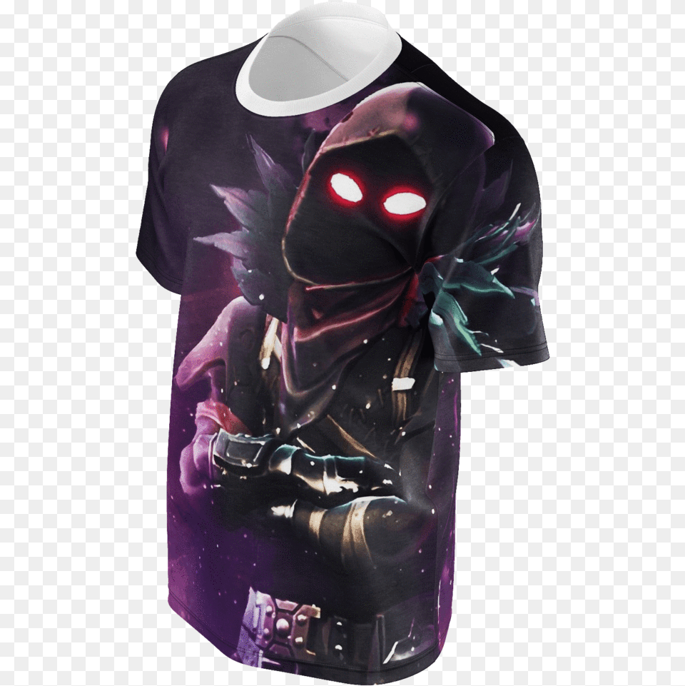 Raven Galaxy Print Fortnite T Shirt Darth Vader, Adult, Clothing, Male, Man Png Image
