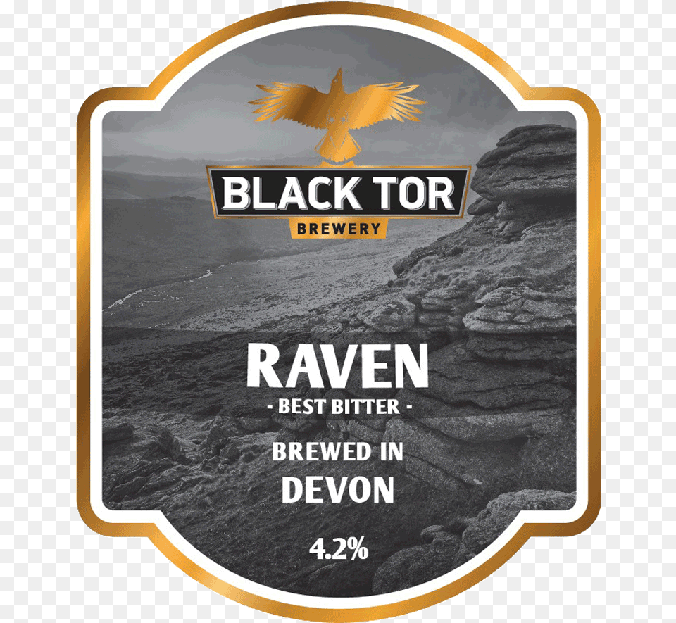 Raven Label, Alcohol, Lager, Beer, Beverage Png Image