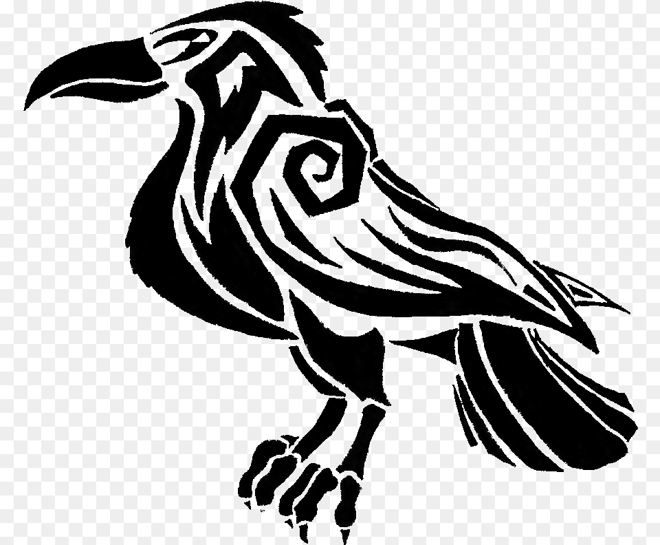 Raven Maori Tattoo, Person Free Png Download