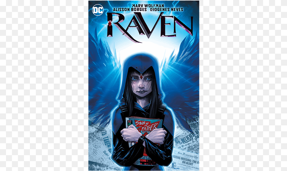 Raven Marv Wolfman, Adult, Female, Person, Publication Free Transparent Png