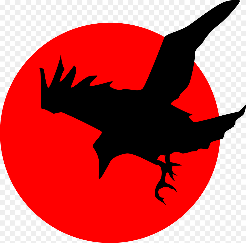 Raven On Red Icons, Logo, Symbol, Person Free Png