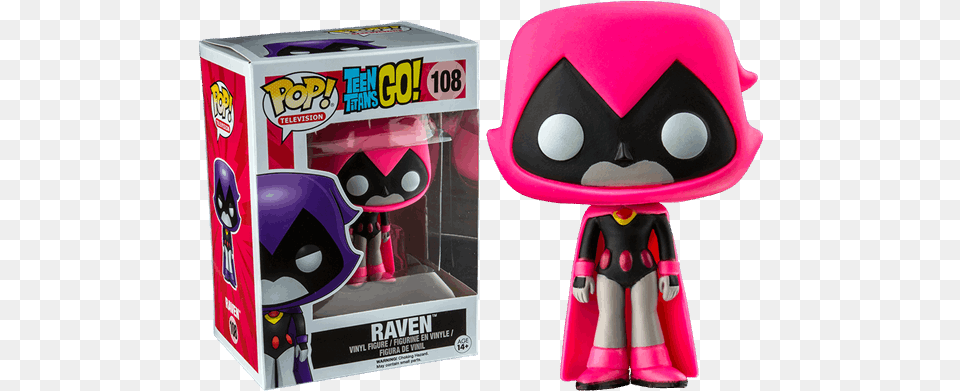 Raven Pink Variant Pop Vinyl Figure Teen Titans Funko Pops Ravens Free Png Download