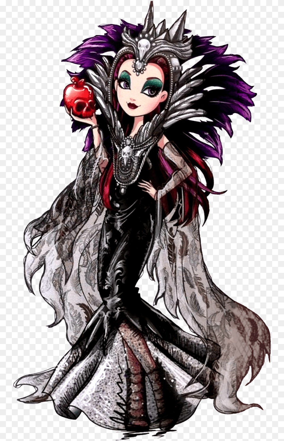 Raven Queen Spellbinding Raven Queen Doll Full Size Ever After High Spellbinding Raven Queen, Book, Comics, Publication, Adult Free Png
