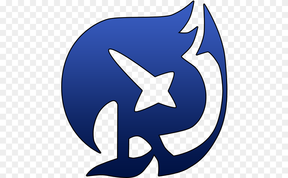 Raven Tail Fairy Tail Raven Tail Logo, Symbol, Animal, Fish, Sea Life Png Image