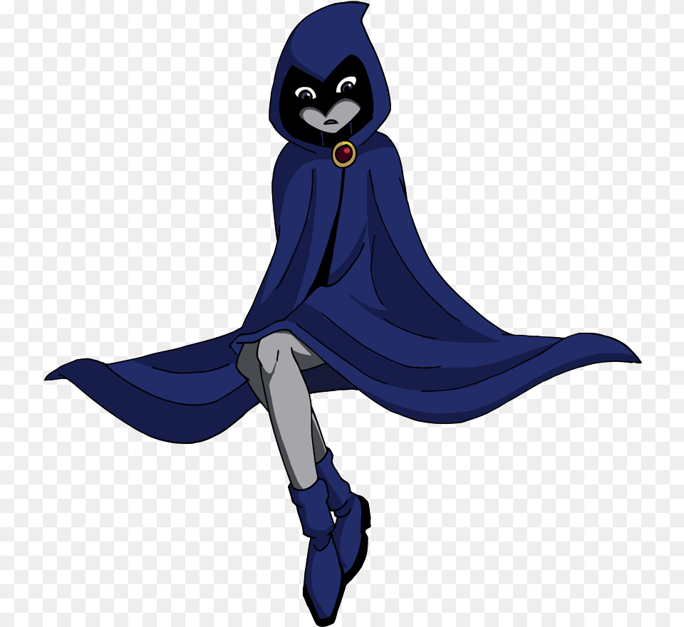 Raven Teen Titans No Background, Fashion, Adult, Female, Person Free Transparent Png