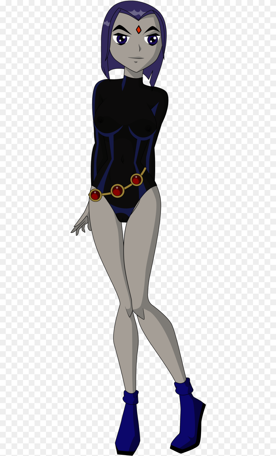 Raven Teen Titans Raven Thighs, Adult, Person, Female, Woman Free Transparent Png