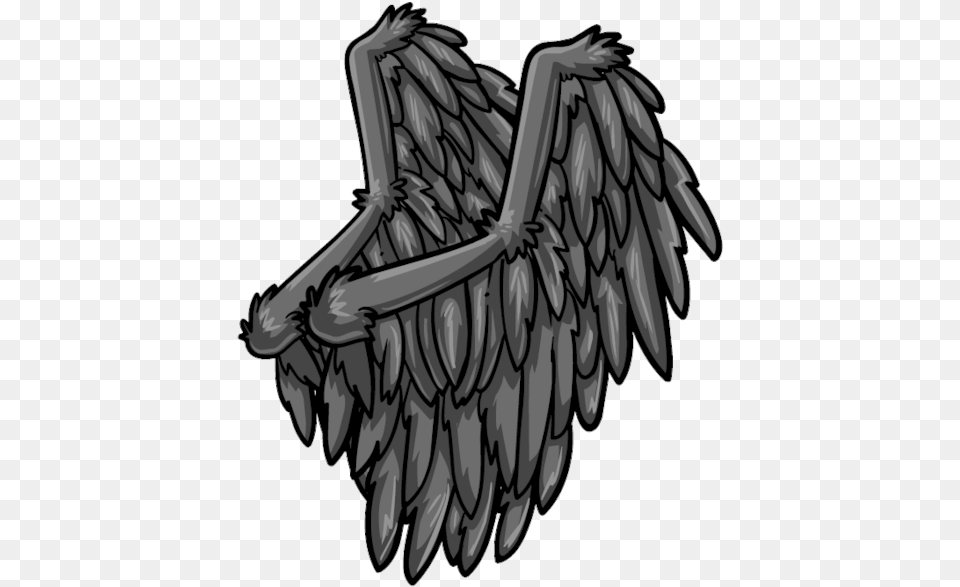 Raven Wings Raven Wings, Angel Free Png Download