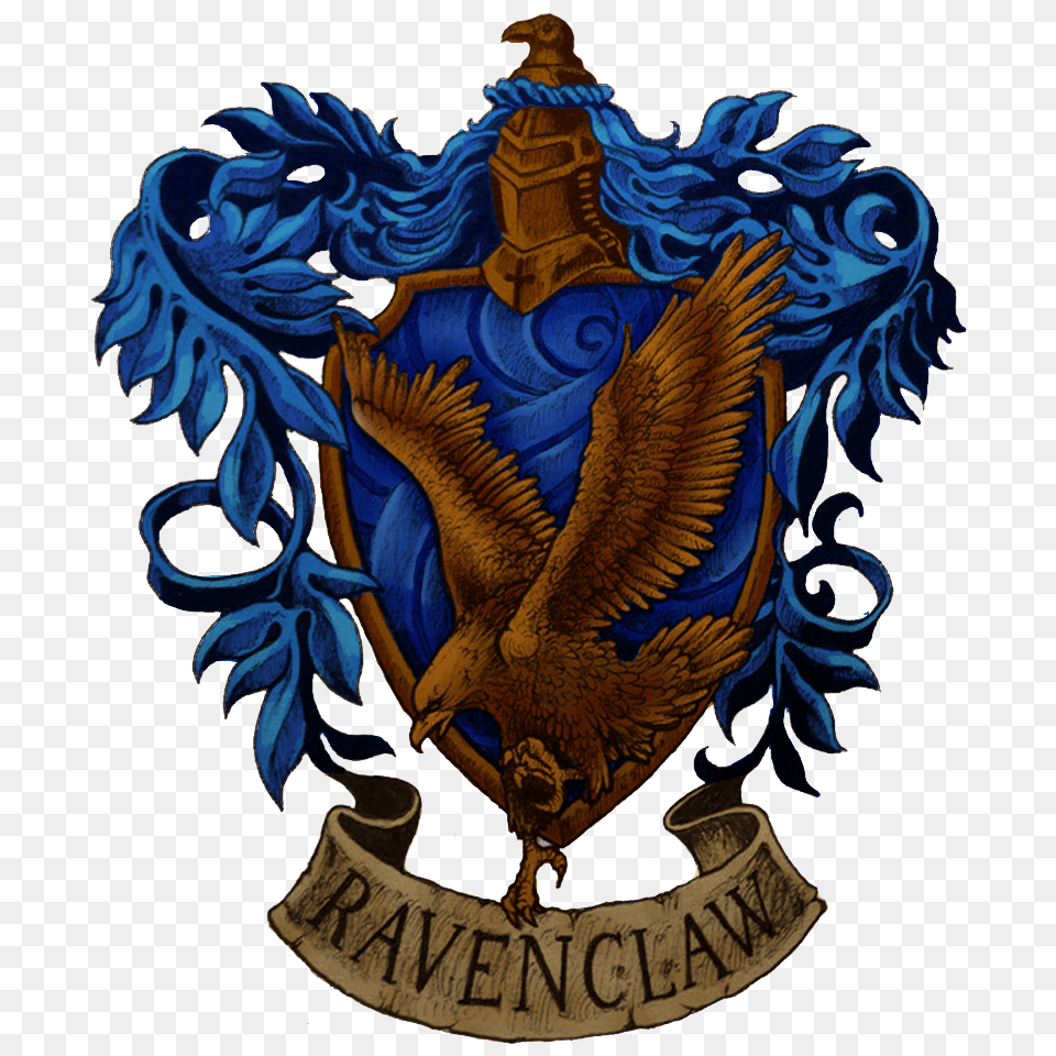 Ravenclaw Crest, Emblem, Symbol, Logo, Badge Png Image