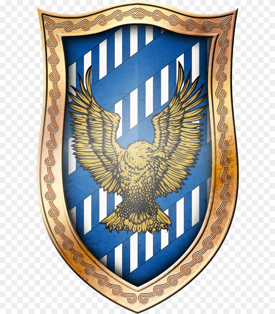 Ravenclaw Crest By Geijvontaen Hogwarts School Of Witchcraft And Wizardry, Armor, Shield, Animal, Bird Free Transparent Png