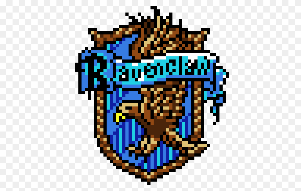 Ravenclaw Pixel Art Maker, Qr Code Free Png