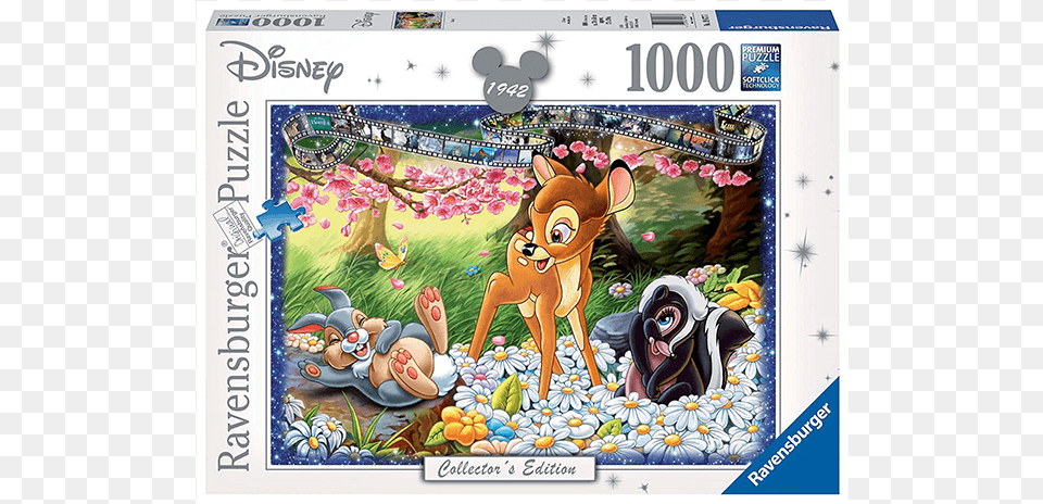 Ravensburger Bambi 1000 Piece Puzzle Puzzle Disney Collector39s Edition, Book, Comics, Publication Free Png Download