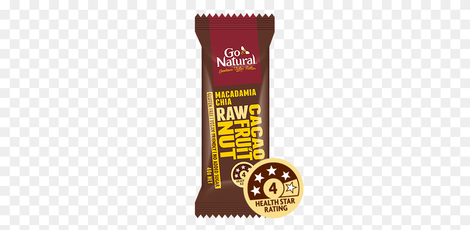 Raw Cacao Fruitnut Macadamia Chia Go Natural, Food, Sweets, Dynamite, Weapon Png Image