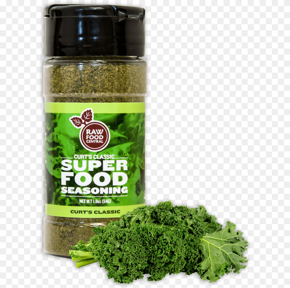 Raw Food Central Superfood Seasoning, Kale, Leafy Green Vegetable, Plant, Produce Free Png
