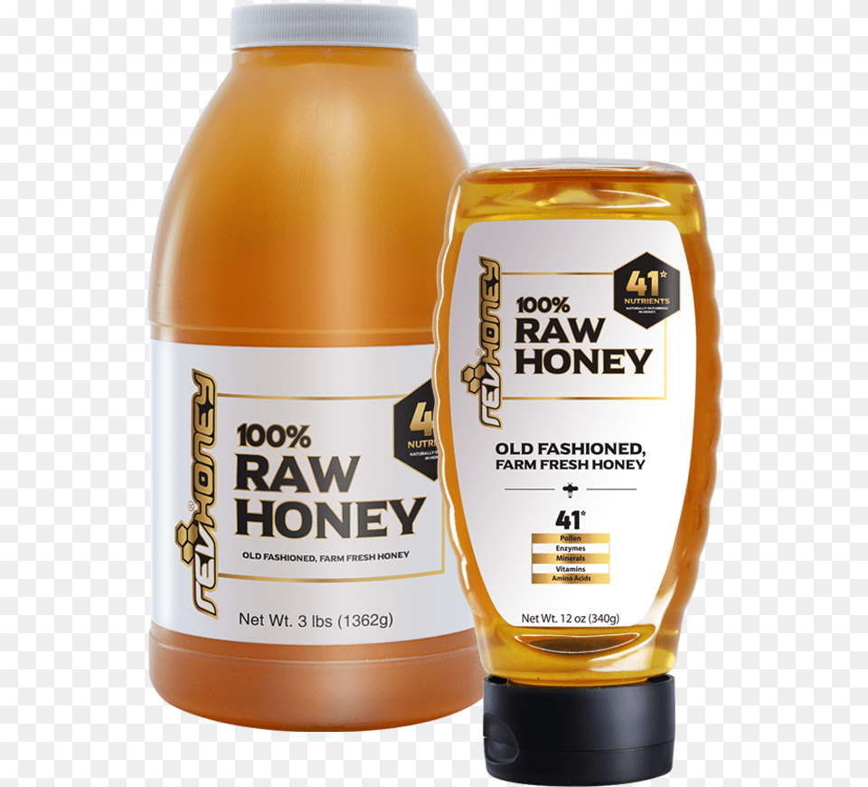 Raw Honey Group Bottle, Food, Beverage, Juice, Shaker Free Png Download