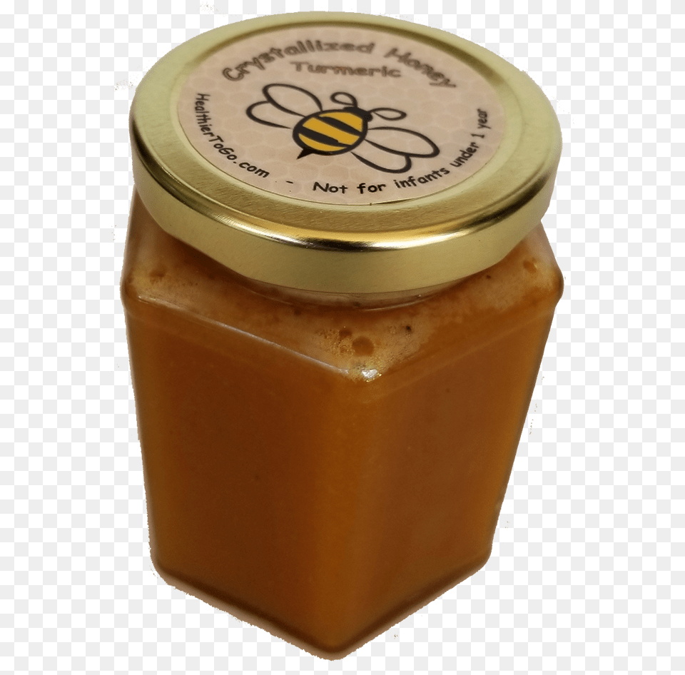 Raw Honey With Turmeric Fruit Butter, Jar, Food, Can, Tin Png Image