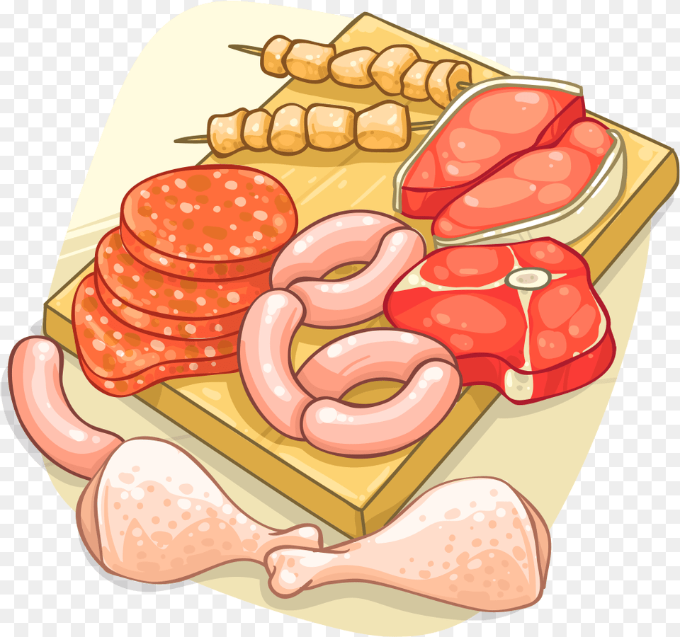 Raw Meat Bbq Raw Food Cartoon, Meal, Dynamite, Weapon, Smoke Pipe Png