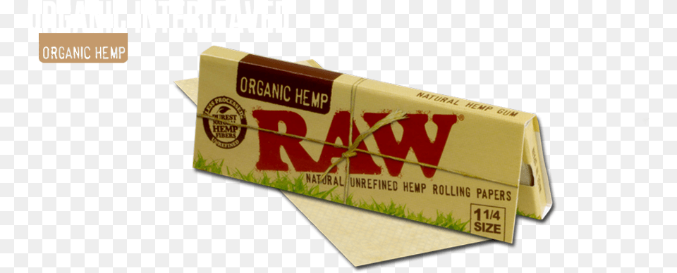 Raw Organic How To Roll Up Paper For Weed, Box, Gum Free Png Download