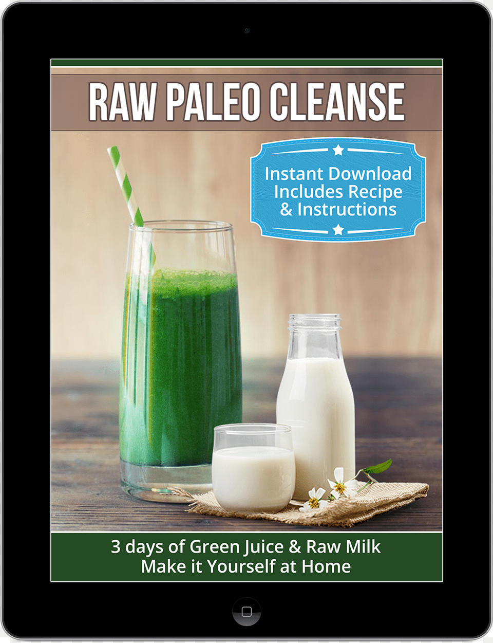 Raw Paleo Cleanse, Beverage, Milk, Juice, Smoothie Png Image