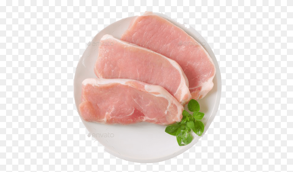 Raw Pork Pic Raw Pork Cutlet, Food, Meat, Ham, Mutton Png