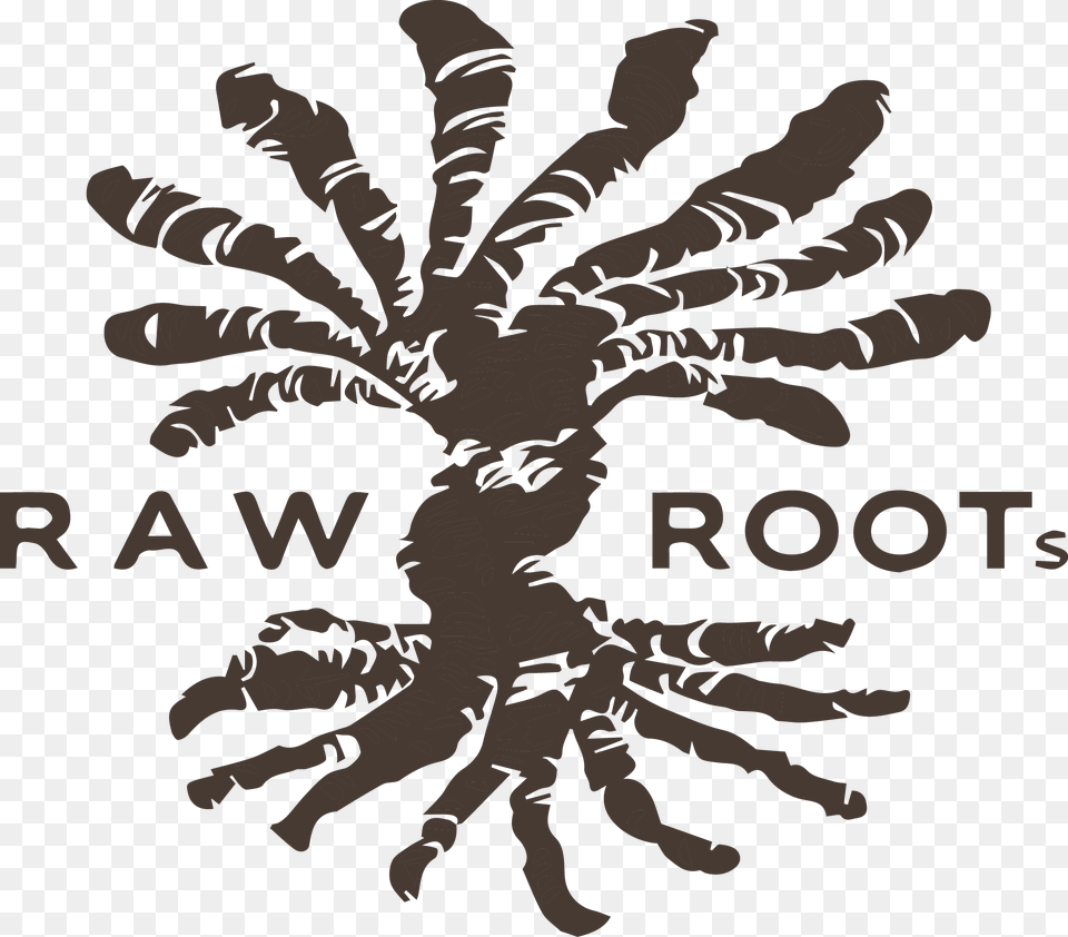 Raw Roots Raw Roots Logo, Gray Free Transparent Png