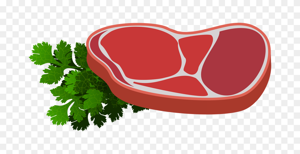 Raw Steak Clipart Clipart Everyday Foods, Herbs, Plant, Parsley, Mutton Png