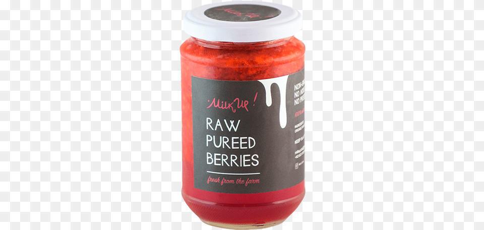 Raw Strawberry Jam Bottle, Food, Ketchup Free Png